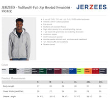 Load image into Gallery viewer, Embroidered Jerzees Zip up Jacket
