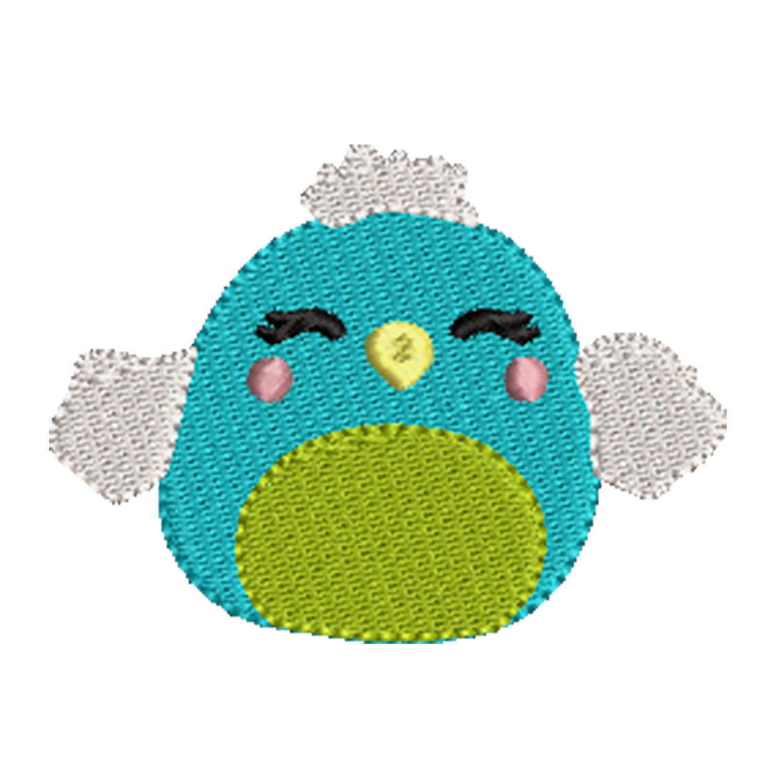 Camden chick squish stuffy embroidery design